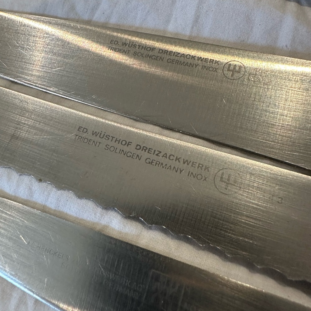 J.A. Henckels knife, Wüsthof and Hoffritz assortment of quality knives - Picture 4 of 11